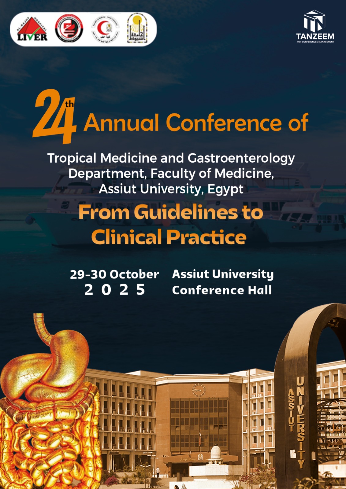 The 24th Annual Conference of Tropical Medicine and Gastroenterology Department, Faculty of Medicine, Assiut University, Egypt.